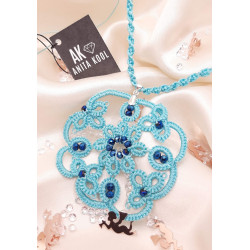 Colgante Elsa en Azul Turquesa